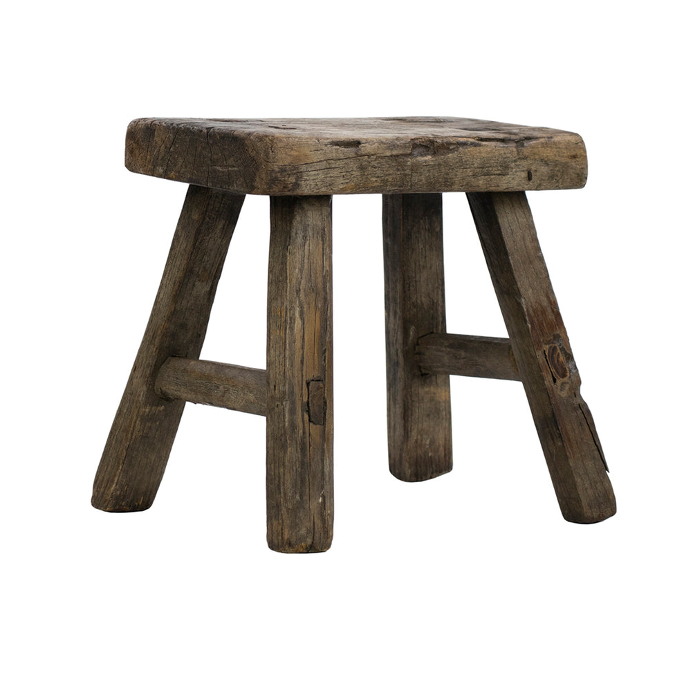 Vintage Mini Pillow Stool
