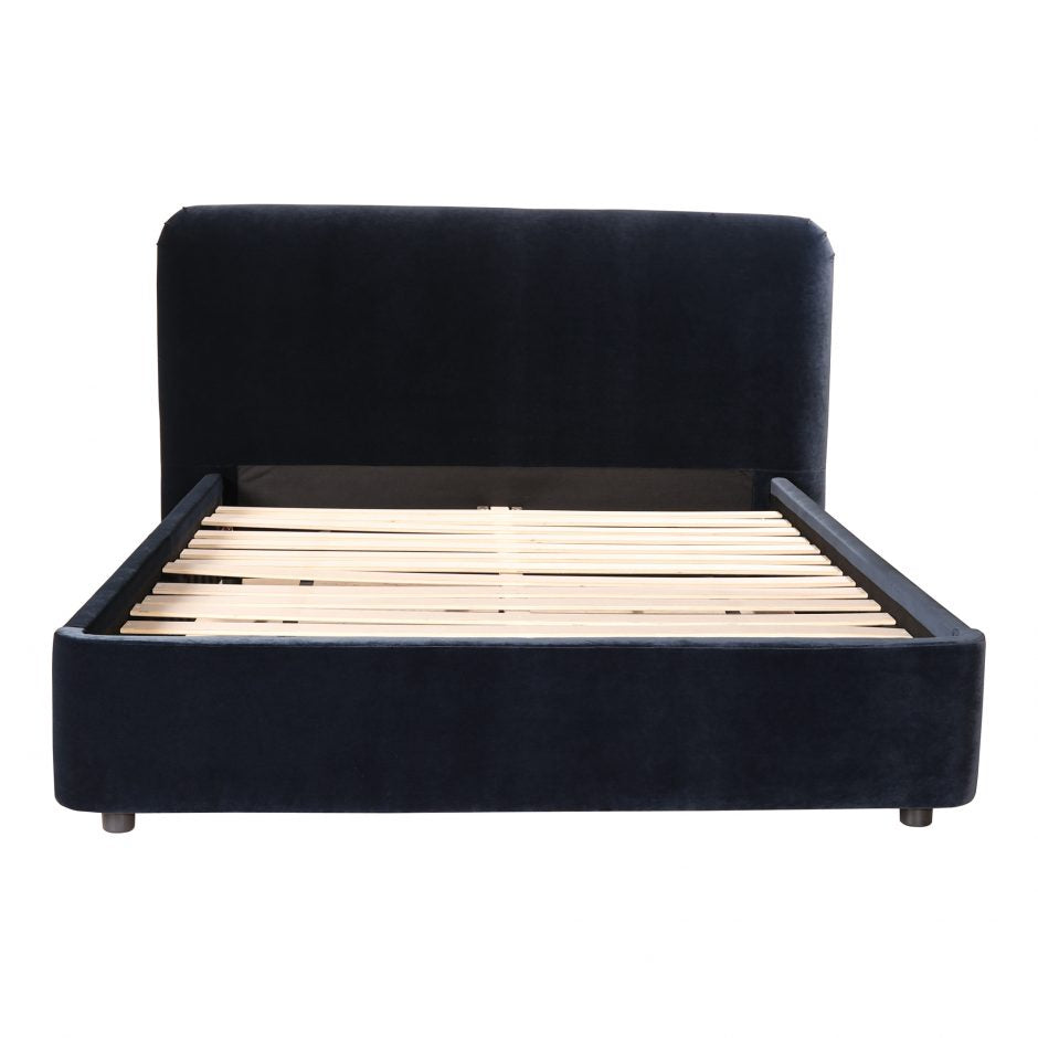 Samara Bed - Blue Velvet