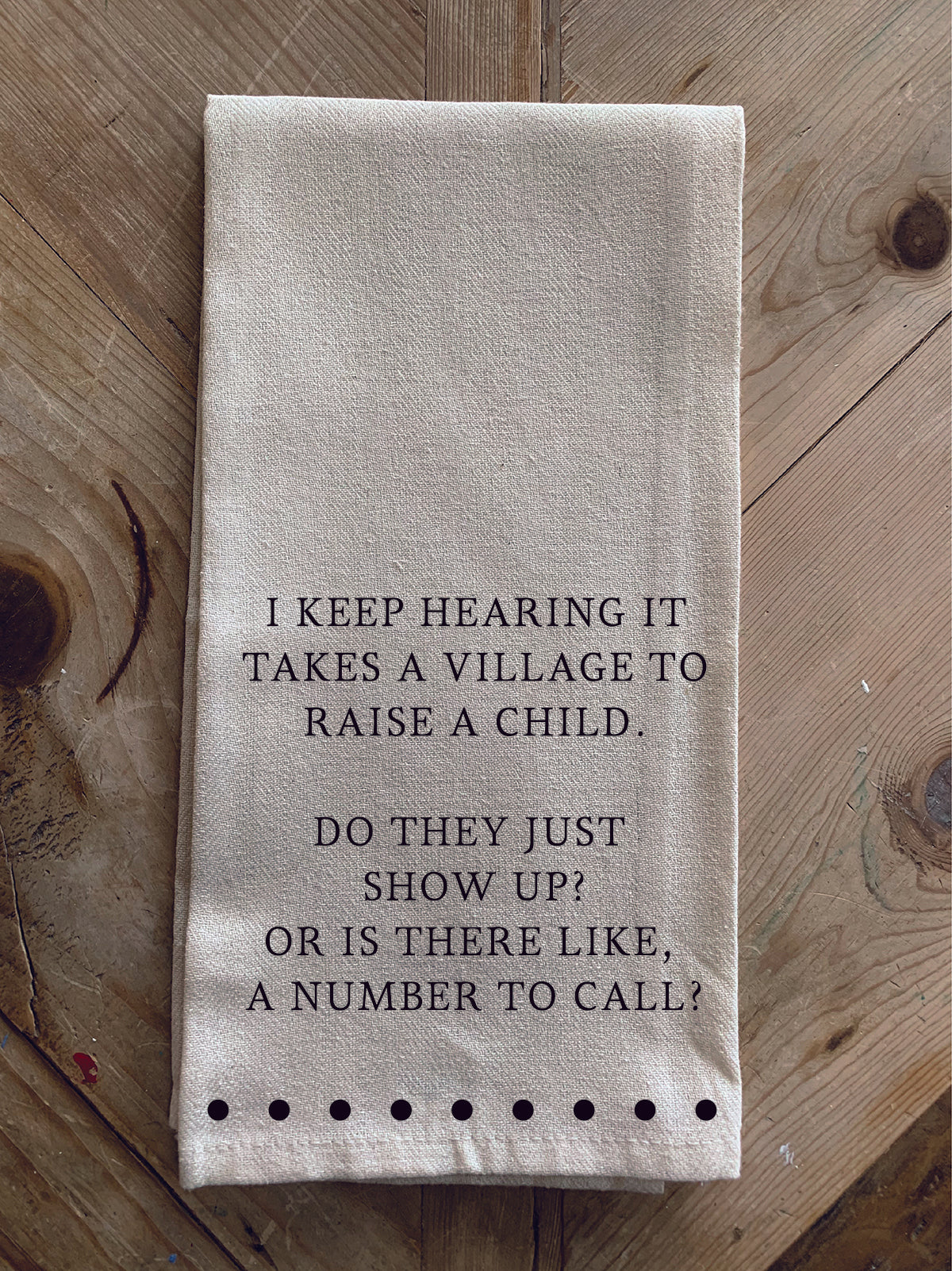 Quote Dish Towel