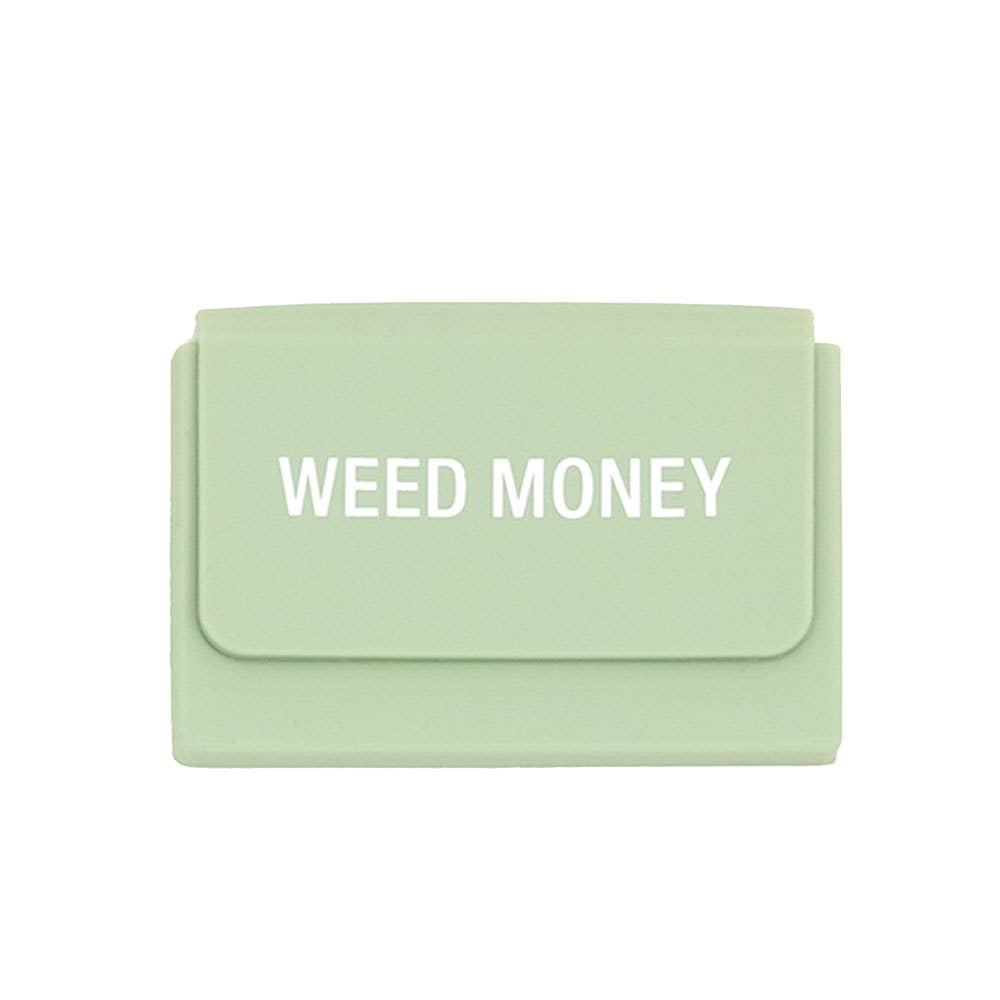 Weed Silicone Card Case