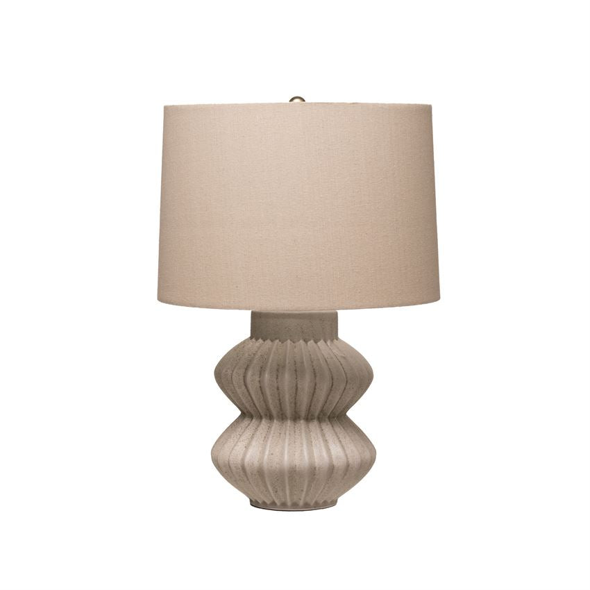 Fluted Table Lamp