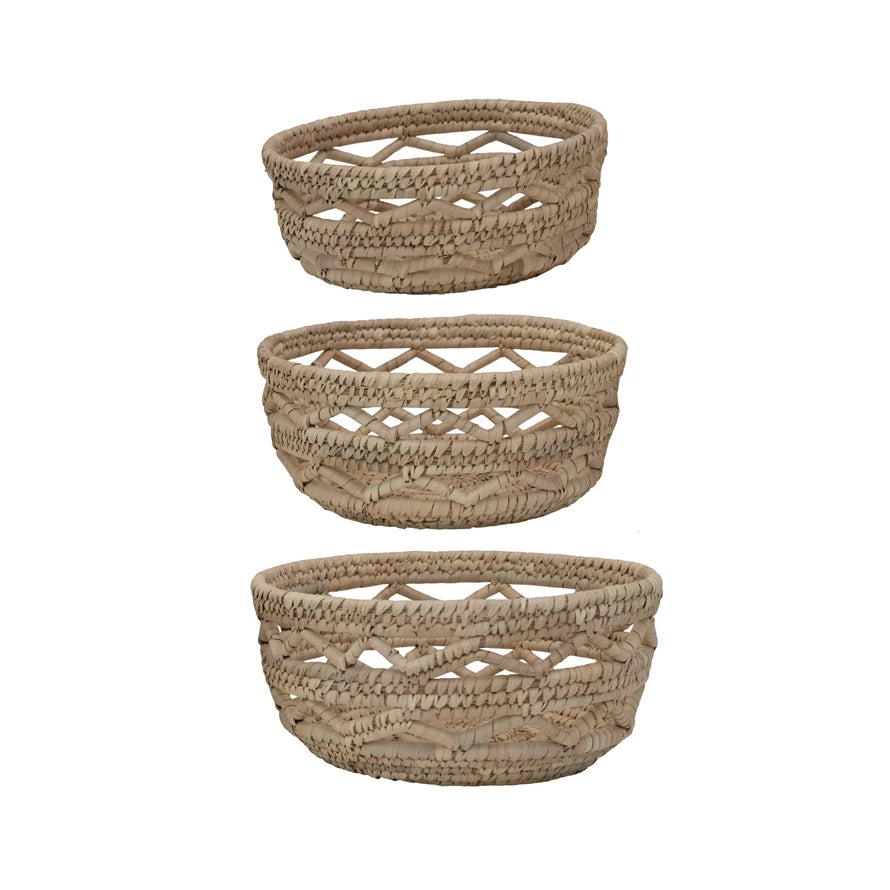 Hand Woven Grass Basket*