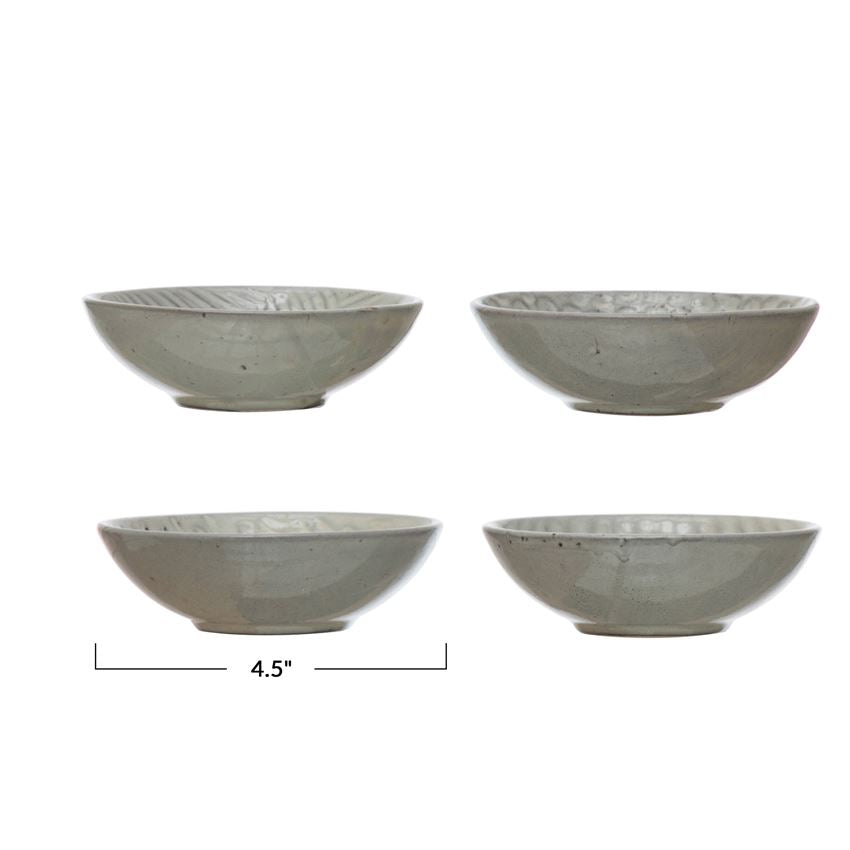 Debossed Stoneware Bowl (Interior)*