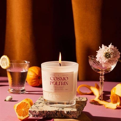 Cosmopolitan Cocktail Candle