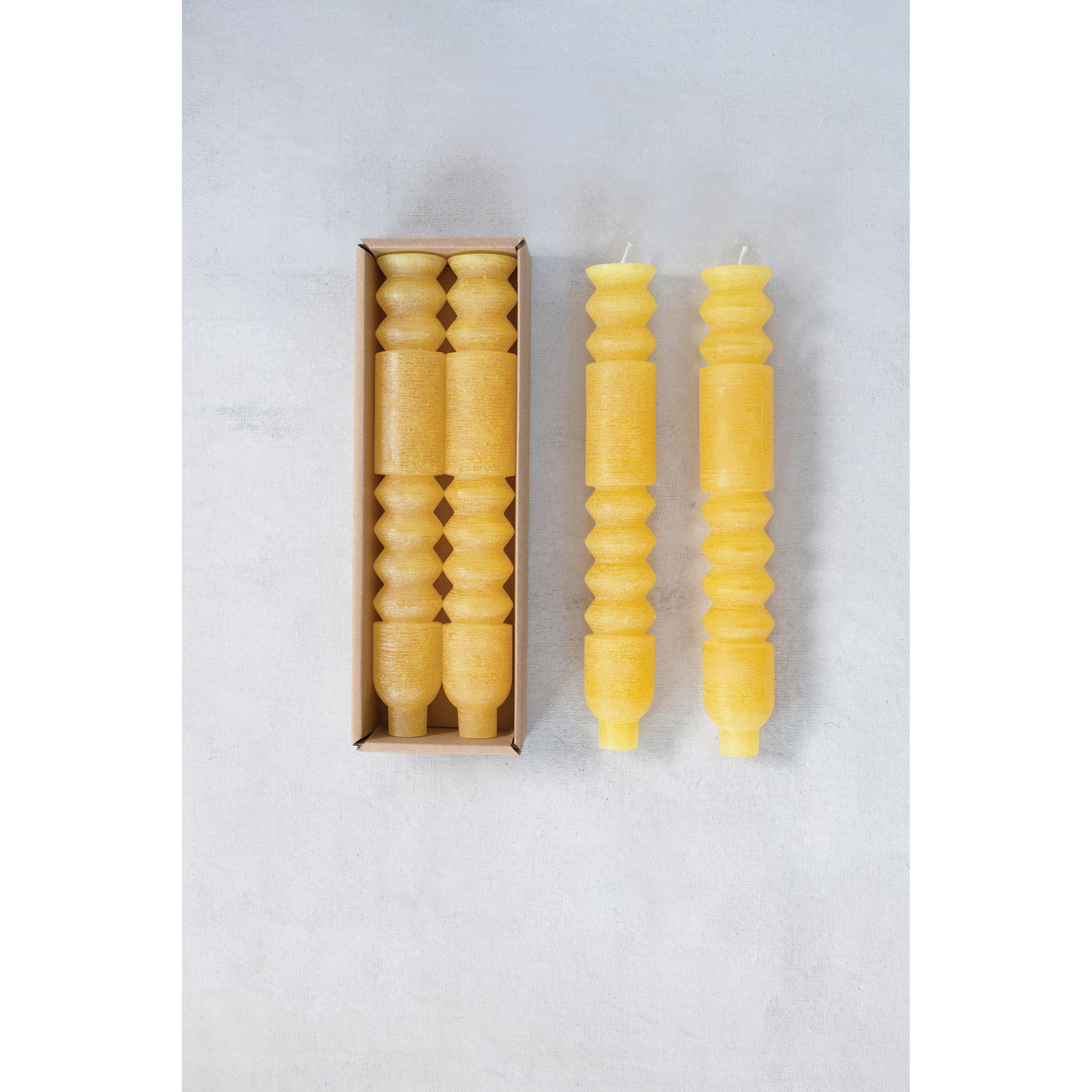 Honey 10" Unscented Totem Taper Candles