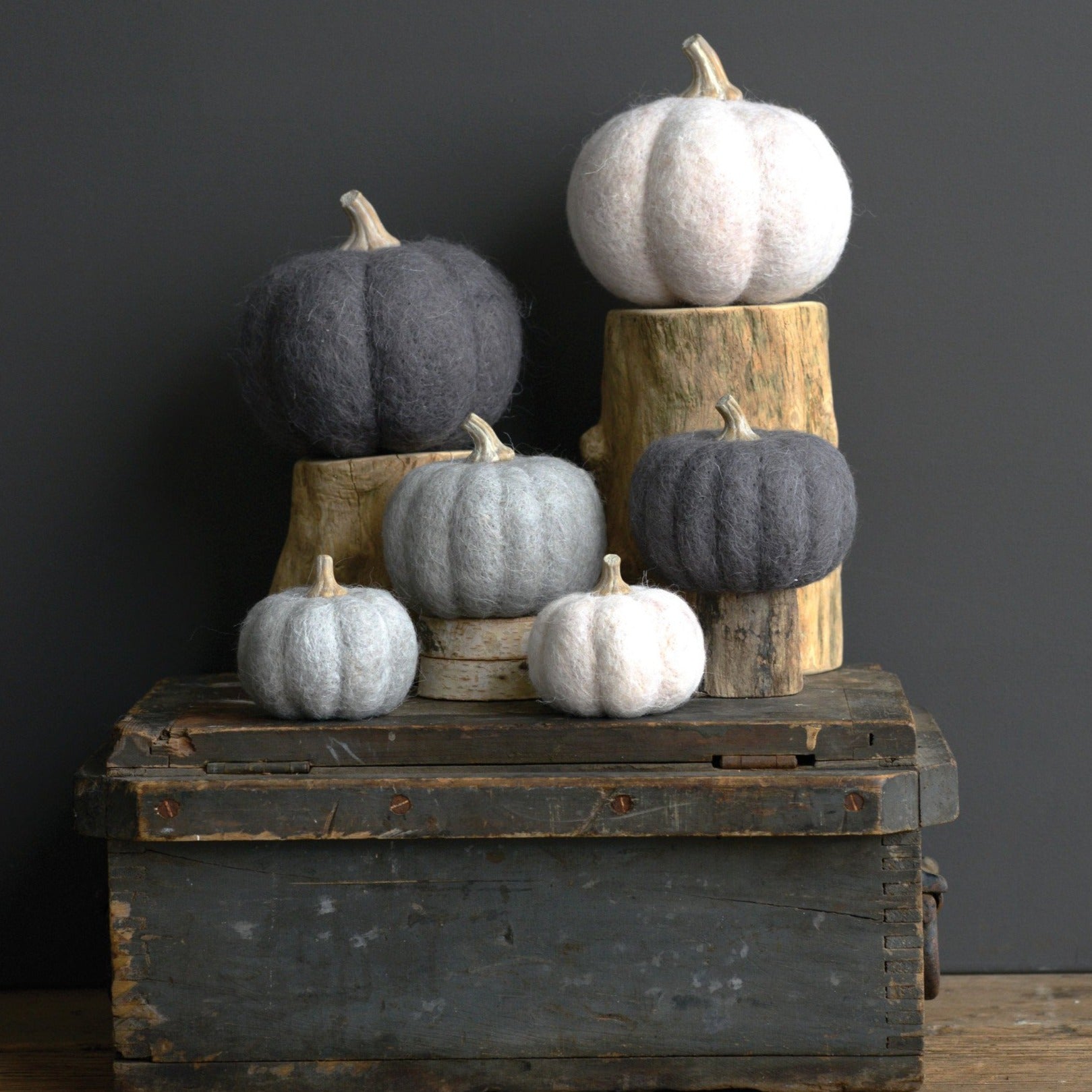 Wool Felt Pumpkin Small