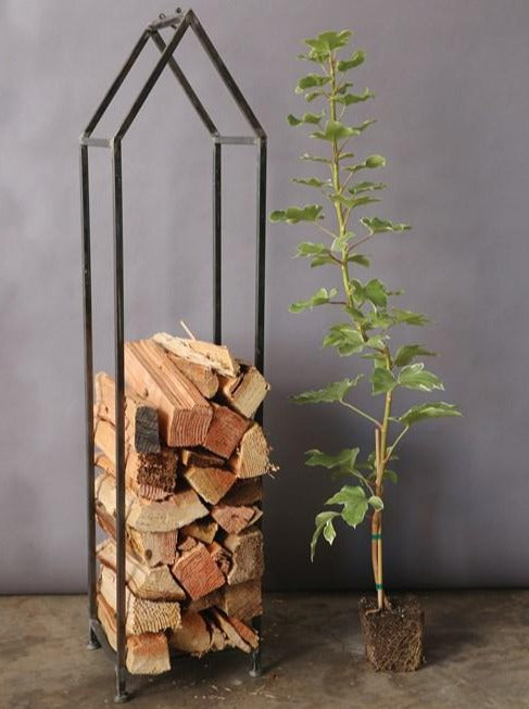 Metal House Firewood Stand