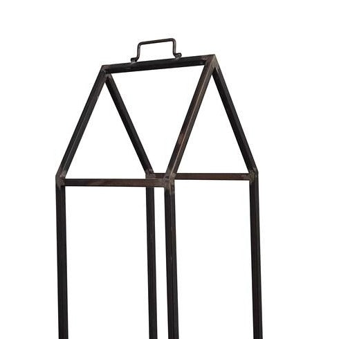 Metal House Firewood Stand