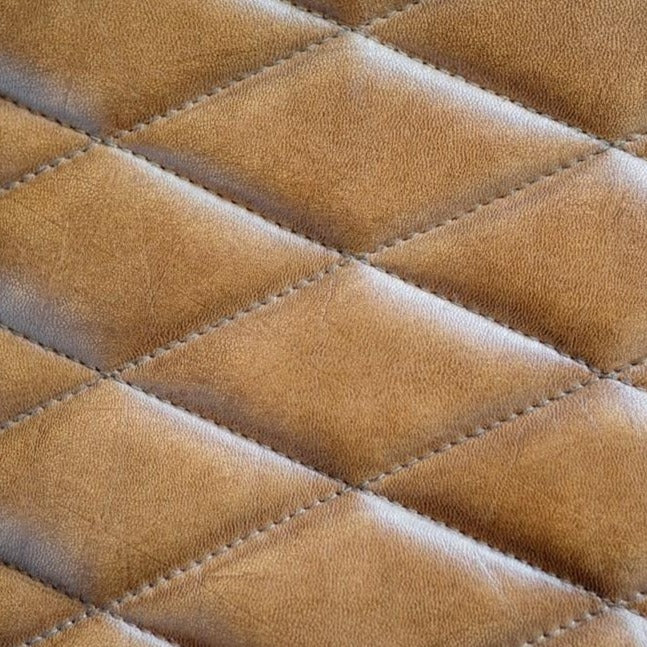 Stitched Leather Bench