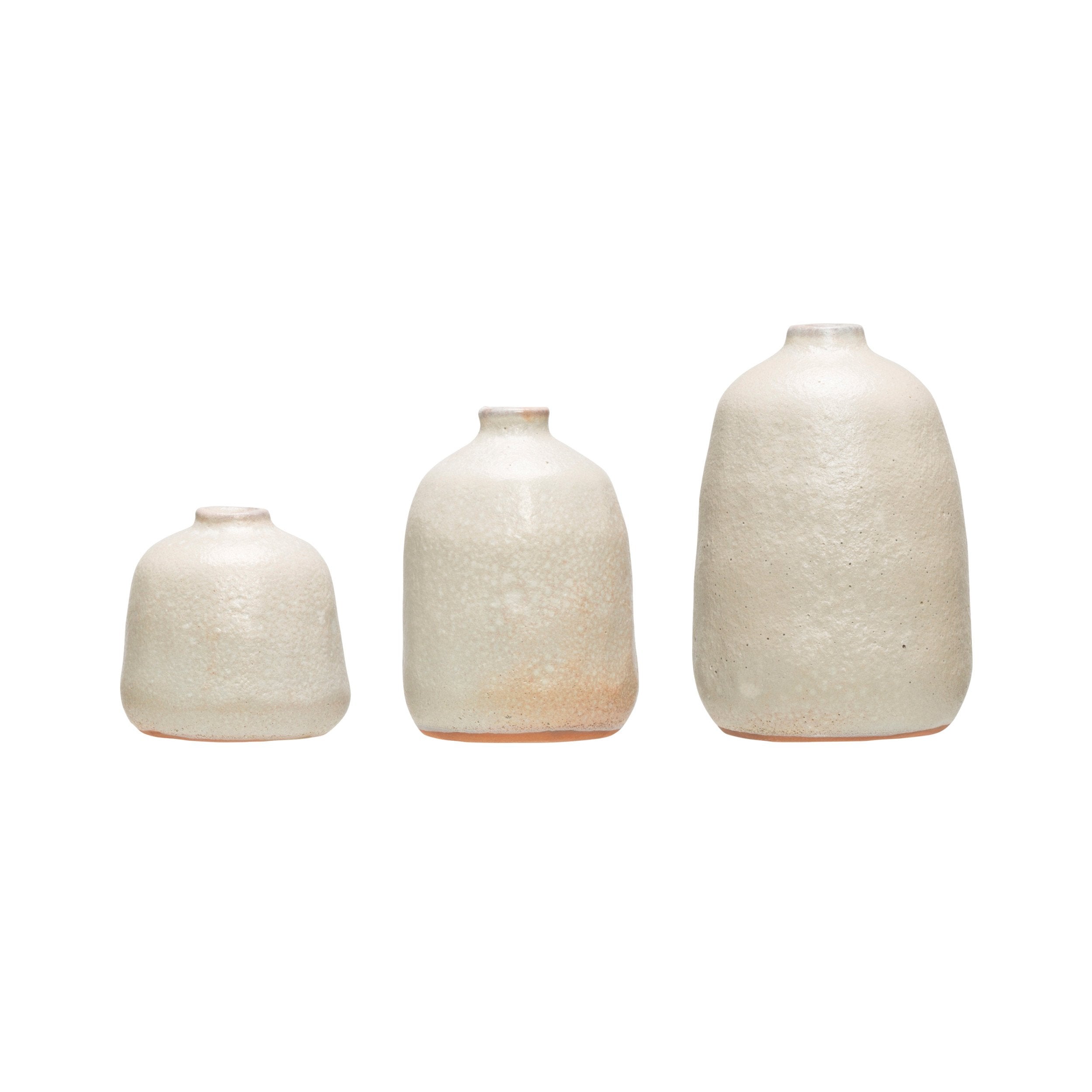 Terracotta Vases with Sand Finish