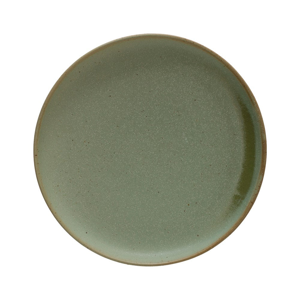 Matte Celadon Stoneware Appetizer Plate*
