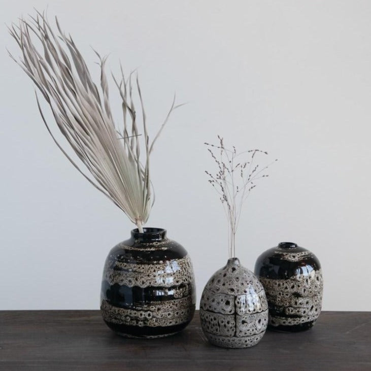 Brown Reactive Vase