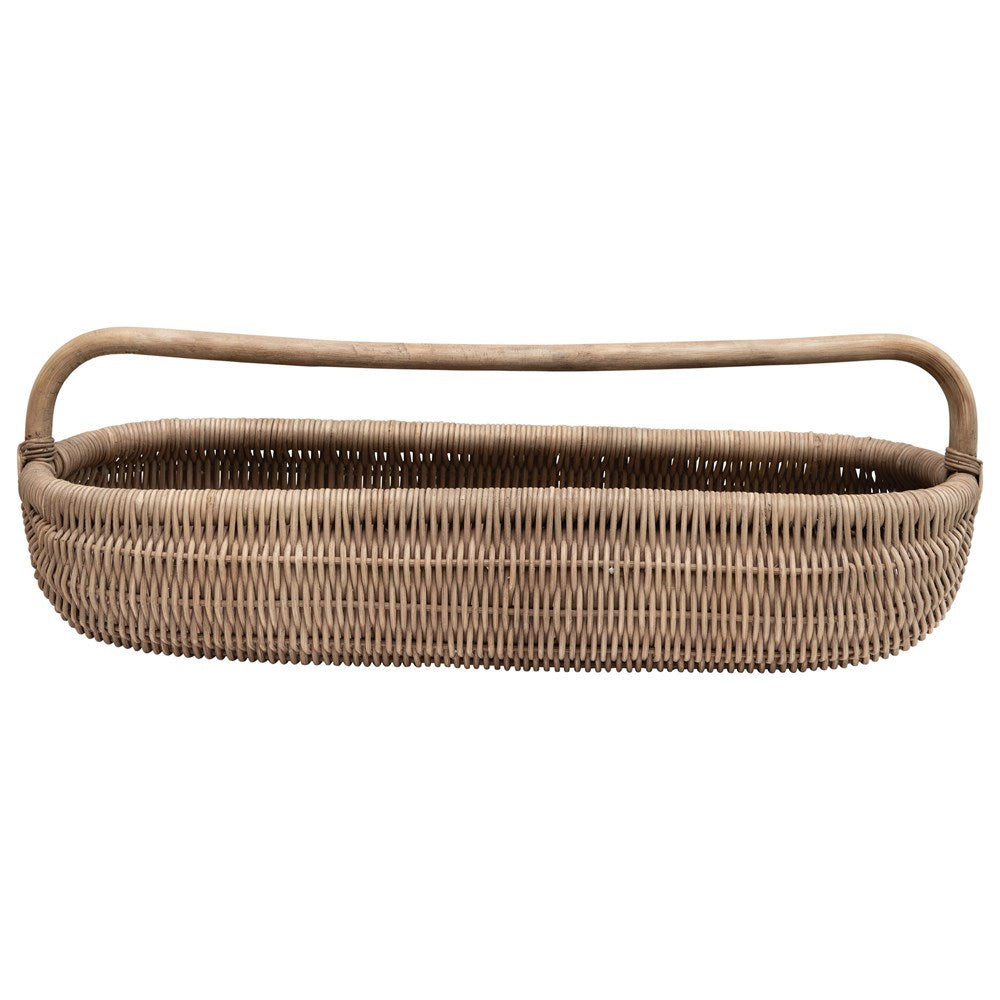 Rattan Basket with Handle*