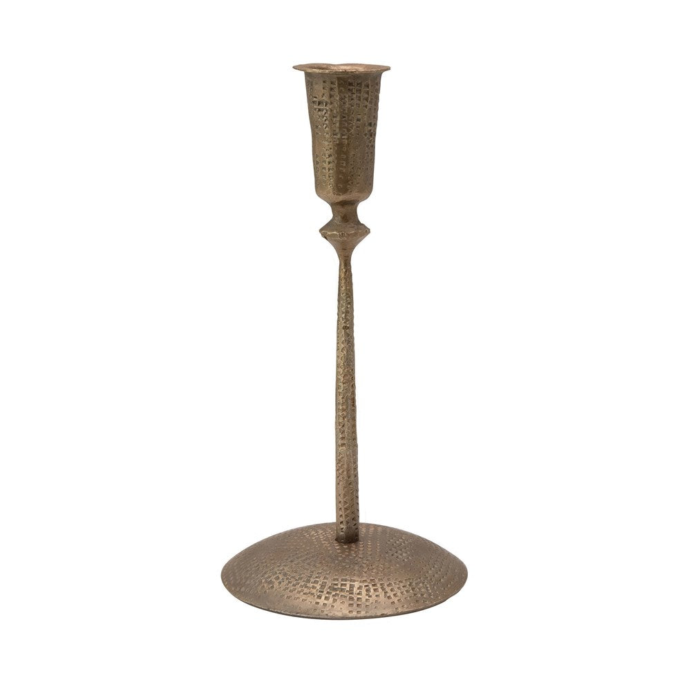 Brass Forged Taper Candle Holder