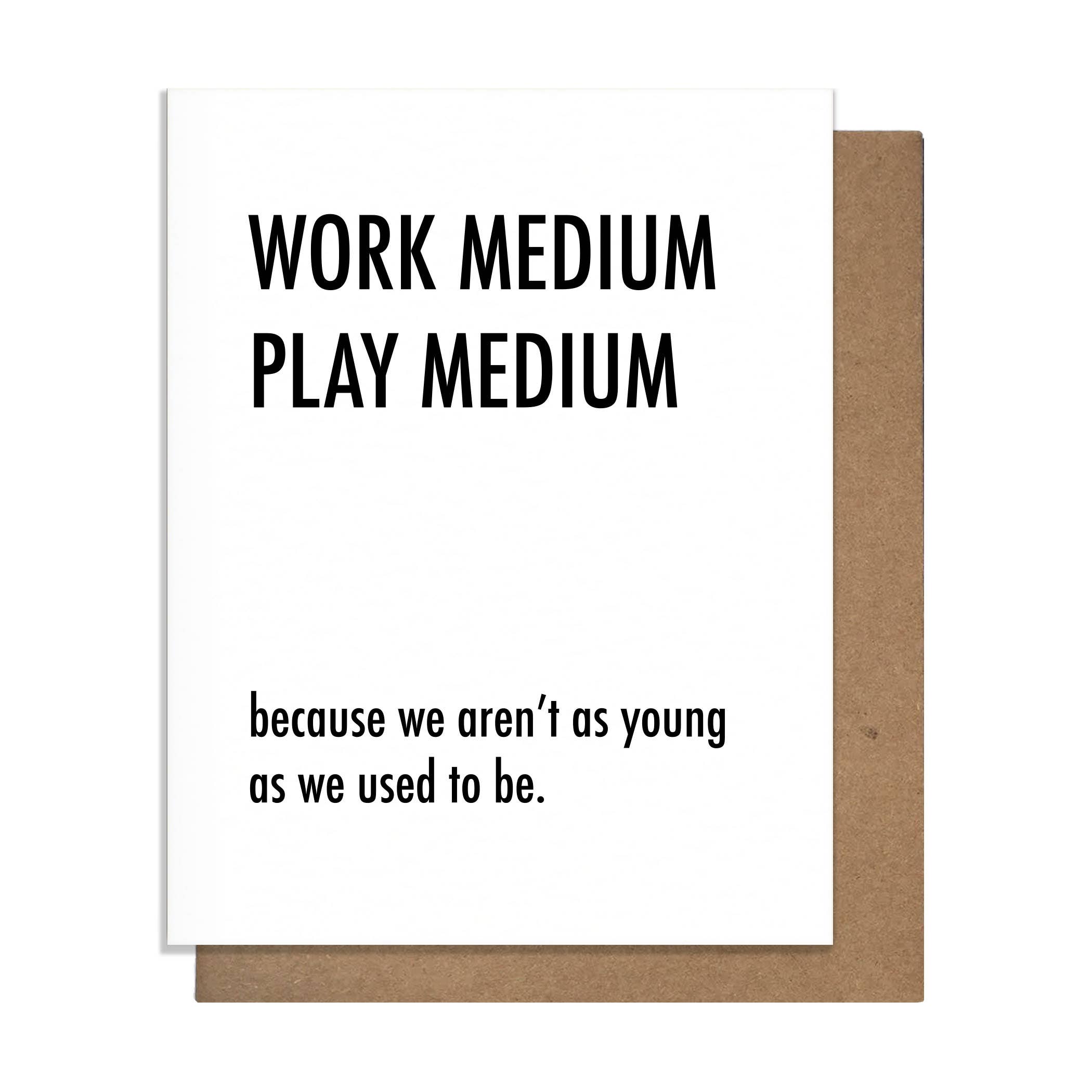 Work Medium Birthday Card