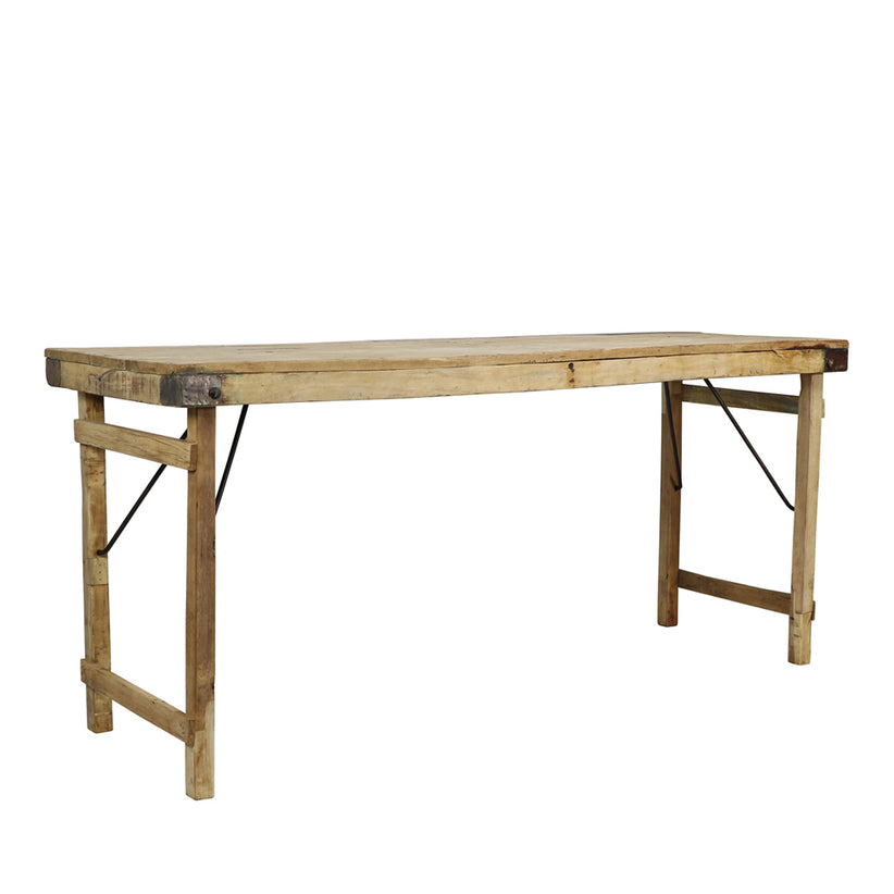 Bleached Austin Folding Dining Table Large