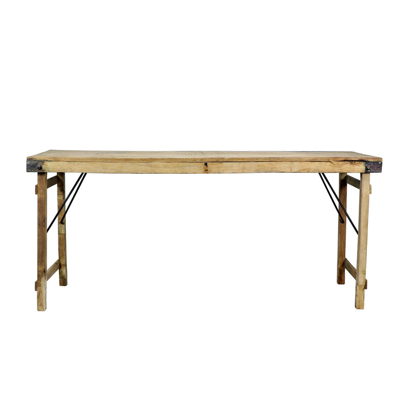 Bleached Austin Folding Dining Table Large