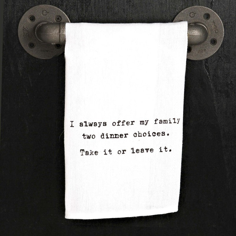 Quote Dish Towel