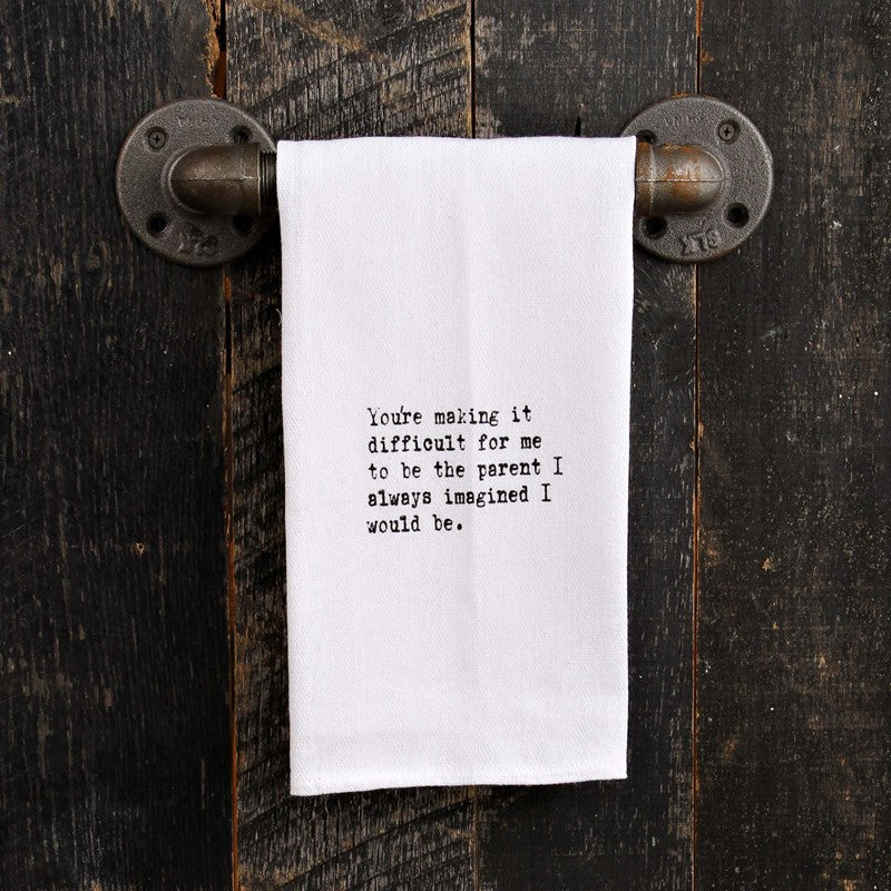 Quote Dish Towel