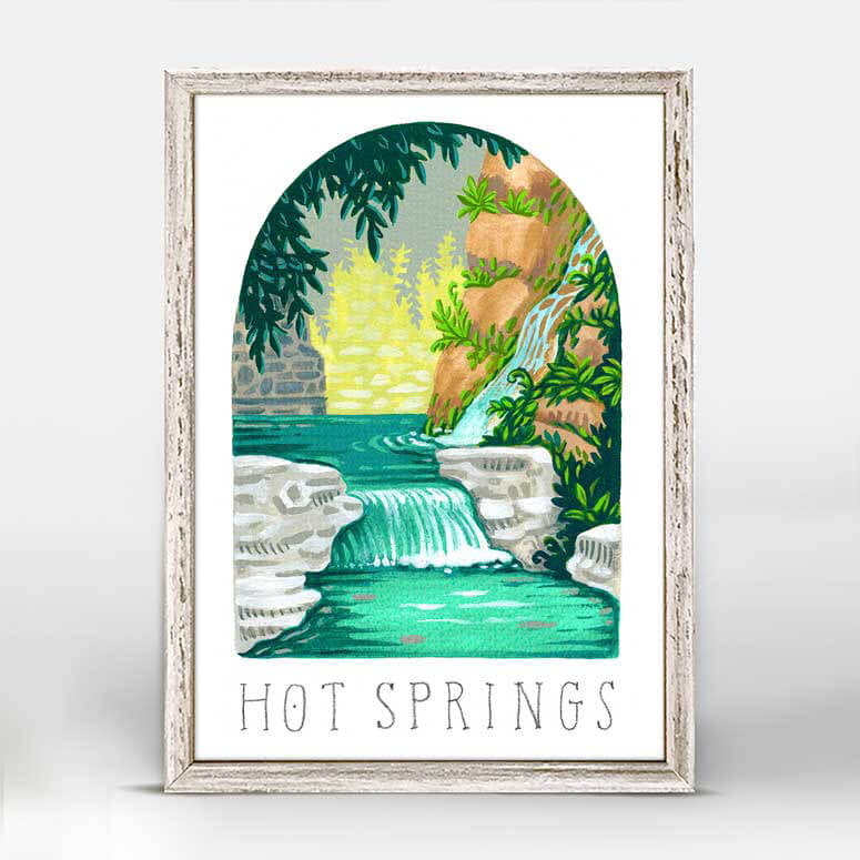Hot Springs Mini Canvas