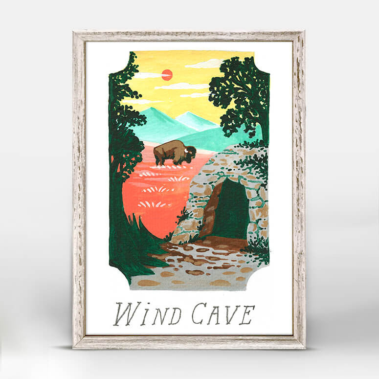 Wind Cave Mini Canvas