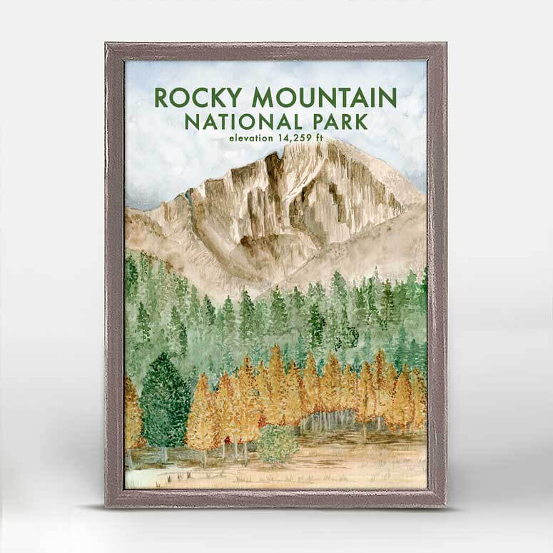 Rocky Mountains Mini Canvas