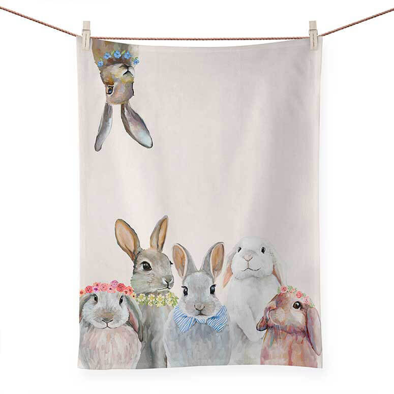 Bunny Bunch Tea Towel   Nb88184 001 