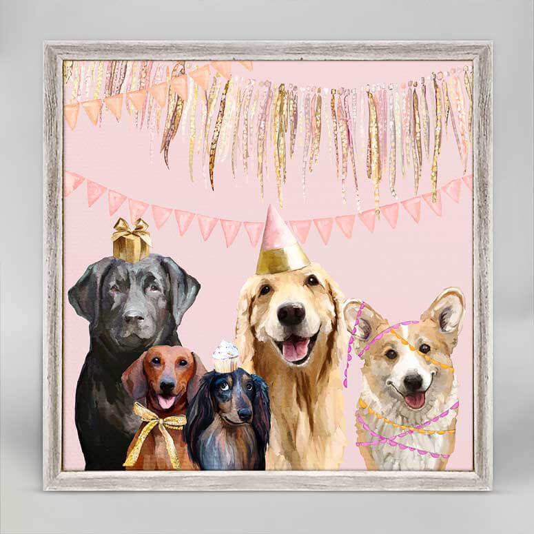 Party Pups Mini Canvas*