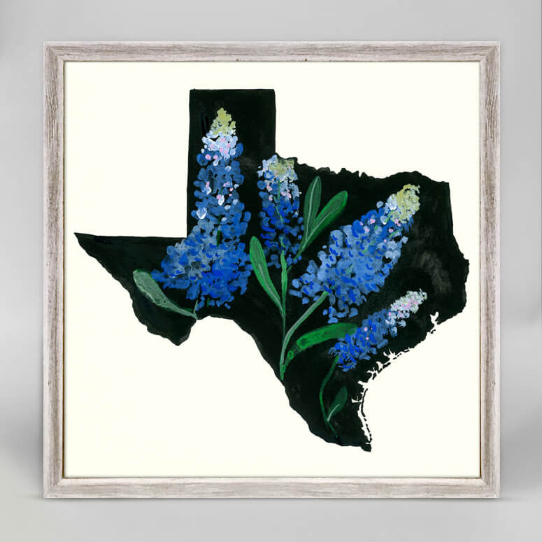 Texas Mini Framed Canvas
