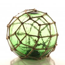 Glass Buoy with Net - Small