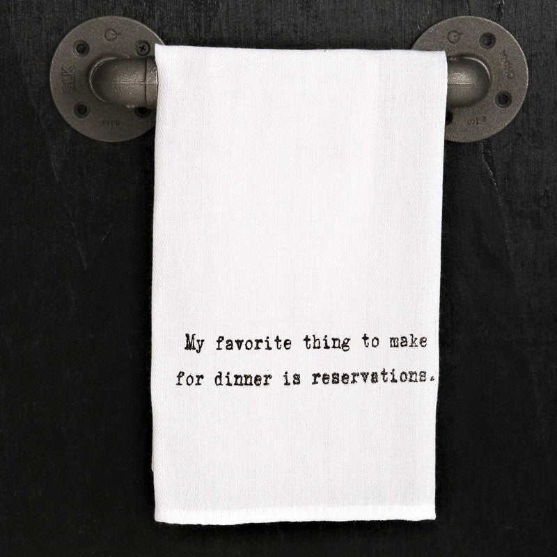 Quote Dish Towel