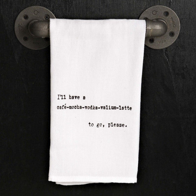 Quote Dish Towel