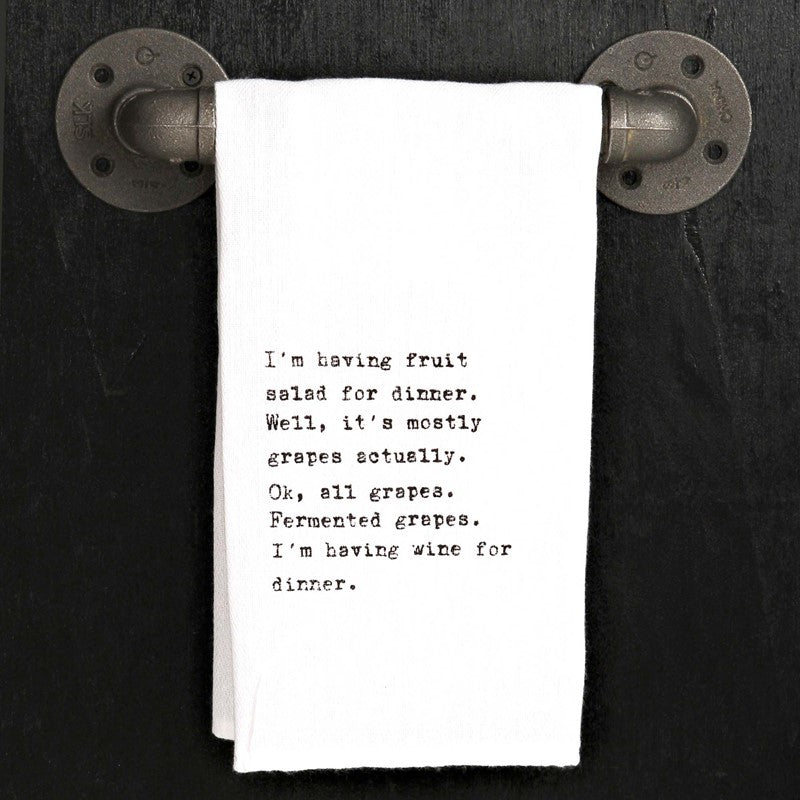 Quote Dish Towel